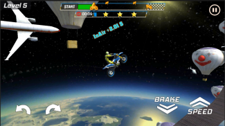 Super Motor Sky Stunt Racing - Extreme Bike Games screenshot 2