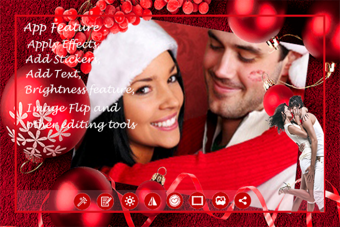 Christmas photo editor app download