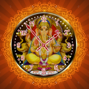 Ganesh Ji Clock Live Wallpaper