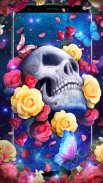 Rose Skull Live Wallpaper screenshot 1