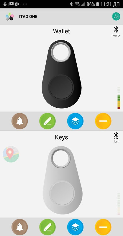 Itag One Bluetooth Key Finder Anti Lost Alarm 2 17 Download Android Apk Aptoide