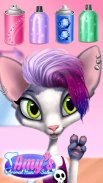 Salón de Belleza de Amy: gatitas cambian su imagen screenshot 4