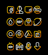 SunLine - Yellow Icon Pack screenshot 1