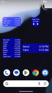 Reloj mundial y widget screenshot 5