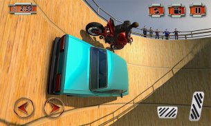 Well of death car bike stunt rider 3D screenshot 0