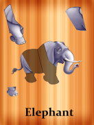 Animals Puzzle for Kids - Shape & Numbers Learning screenshot 1