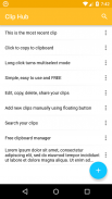 Clip Hub: Clipboard manager screenshot 0