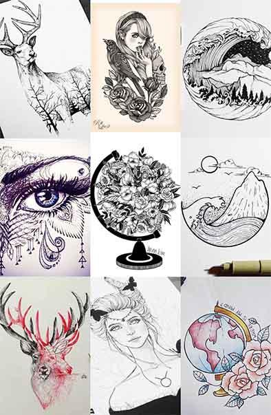 creative drawings