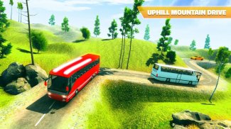 Ônibus offroad colina dirigindo sim: corrida de screenshot 7