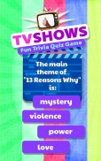 TV Shows Trivia Quiz Game screenshot 2