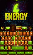 Energy Emoji Keyboard Theme screenshot 5