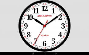 Classic Analog Clock-7 screenshot 0