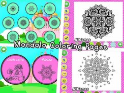 Indian Princess Doodle Colouring Book screenshot 8