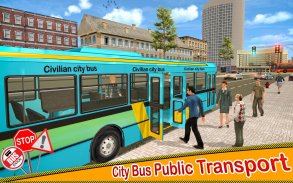 School Bus Driving Games : City Coach Bus Driver screenshot 1