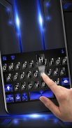 Tema Keyboard Cool Black Plus screenshot 0