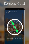 Waktu Shalat Muslim: Qibla Finder, Quran, Compass screenshot 3