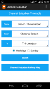 Chennai Suburban Timetable screenshot 3