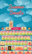 Summer Sweets Keyboard Theme screenshot 5