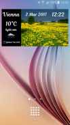 Flower Field Weather Widget screenshot 7