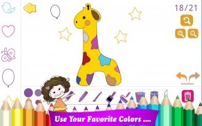 Unicorn Princess Coloring Book Games: Kids Games screenshot 2