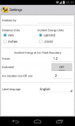 Arc Flash Calculator Labeling screenshot 4