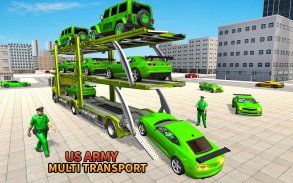 US Army Transport Truck: Multi Level Parking Games screenshot 3