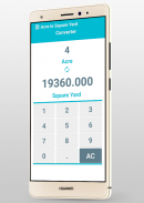 Acre to Square Yard Converter screenshot 2