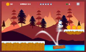 Snowman Dash: Epic Jump & Run screenshot 0