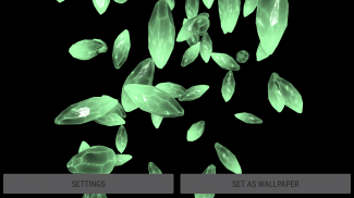 3D Crystals Particles Live Wallpaper screenshot 11