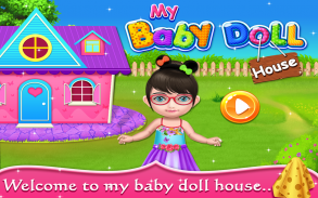 My Baby Doll House - Tea Party & Cleaning Game screenshot 0