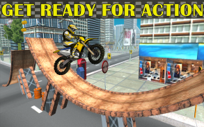 Motorcycle racing Stunt : Bike Stunt free game screenshot 0