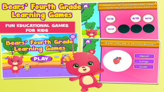 Fourth Grade Games: Learning with the Bears screenshot 2