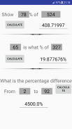 प्रतिशत कैलक्यूलेटर screenshot 2
