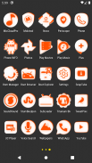 Inverted White and Orange Icon Pack Free screenshot 3