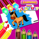 Learn & Coloring Kindergarten