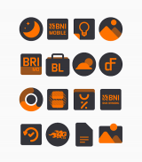 Dark Orange - Icon Pack screenshot 1