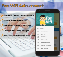 Free Wifi Connect Network Map & LTE Share Hotspot screenshot 0