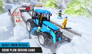 Snow Plow Truck Driving: Snow Hill Rescue 2019 screenshot 4