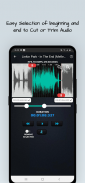 MP3 WAV AAC M4A Áudio Cortador, Conversor, Fusão screenshot 7