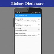 พจนานุกรมชีววิทยา screenshot 0
