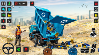 Garbage Truck Games Simulator screenshot 2