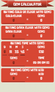 🏰 Gem Calculator for Clash of Clans screenshot 3