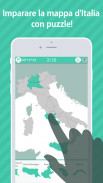 Puzzle dell'Italia geografica screenshot 3