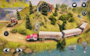 Road Train Truck Driving Sim: Long Trailer Cargo screenshot 0