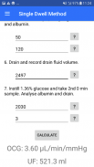 Single Dwell Method - OCG calculator screenshot 1