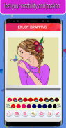 Girls Fashion Colouring Book screenshot 2