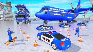 Police Cargo Truck Transporter screenshot 0