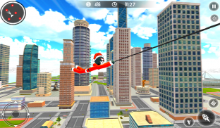 Santa Claus Stickman - Rope Hero Gangster Crime screenshot 5