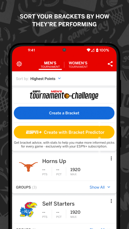 ESPN Tournament Challenge on the App Store