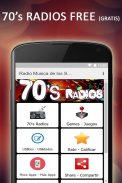 Música de los 70s Radios screenshot 0